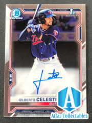 2021 Bowman Chrome 1st Prospect Auto Gilberto Celestino #CPA-GC